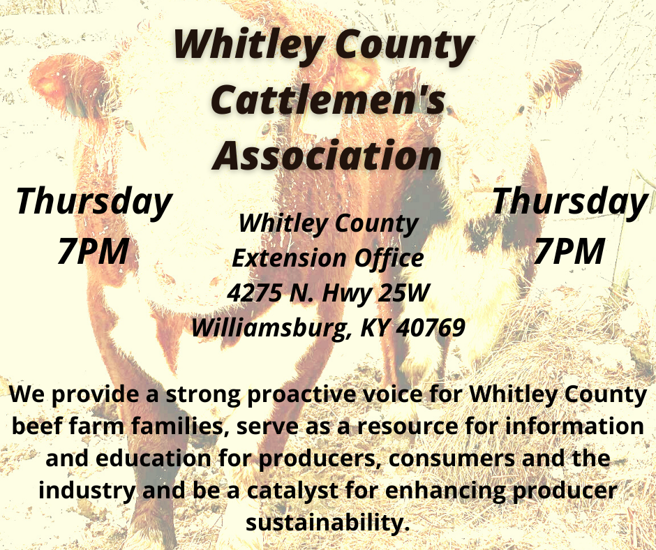Whitley County Cattlemen Association