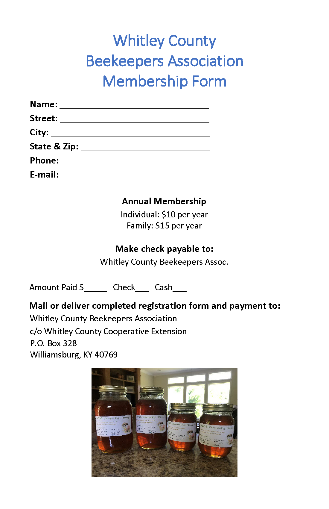 sign up form