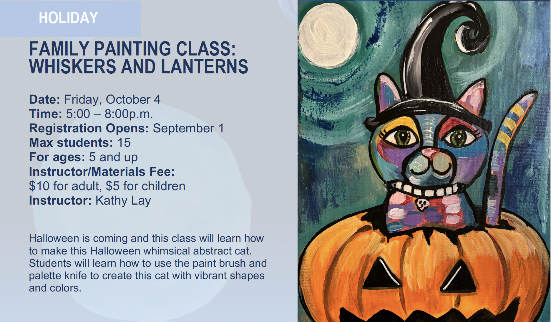 Whiskers and Lanterns Flier 