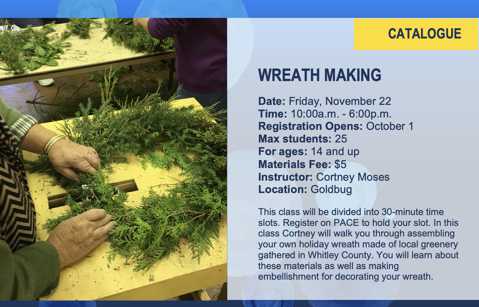 Wreath Making Flier 