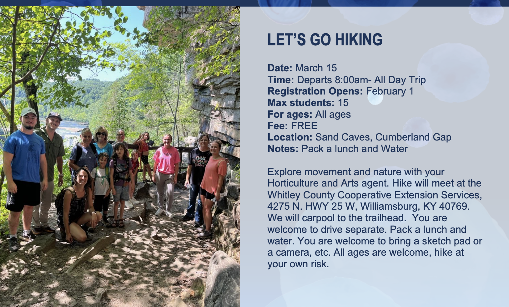 Hiking Flier