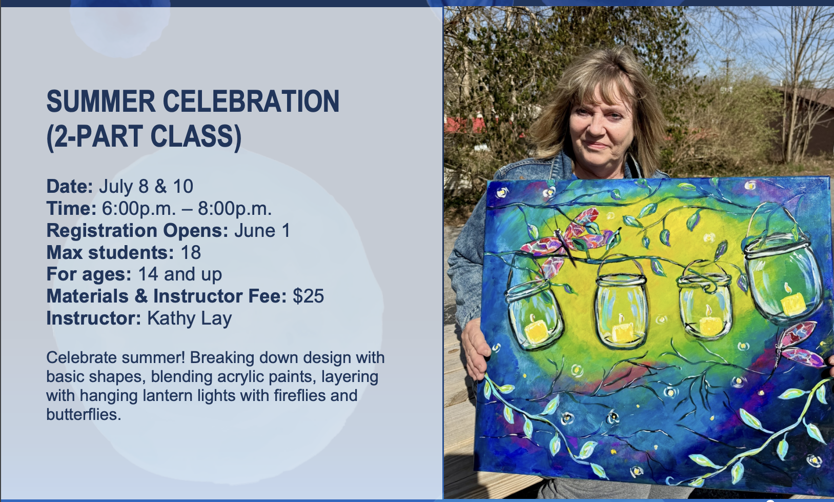 summer celebration flier
