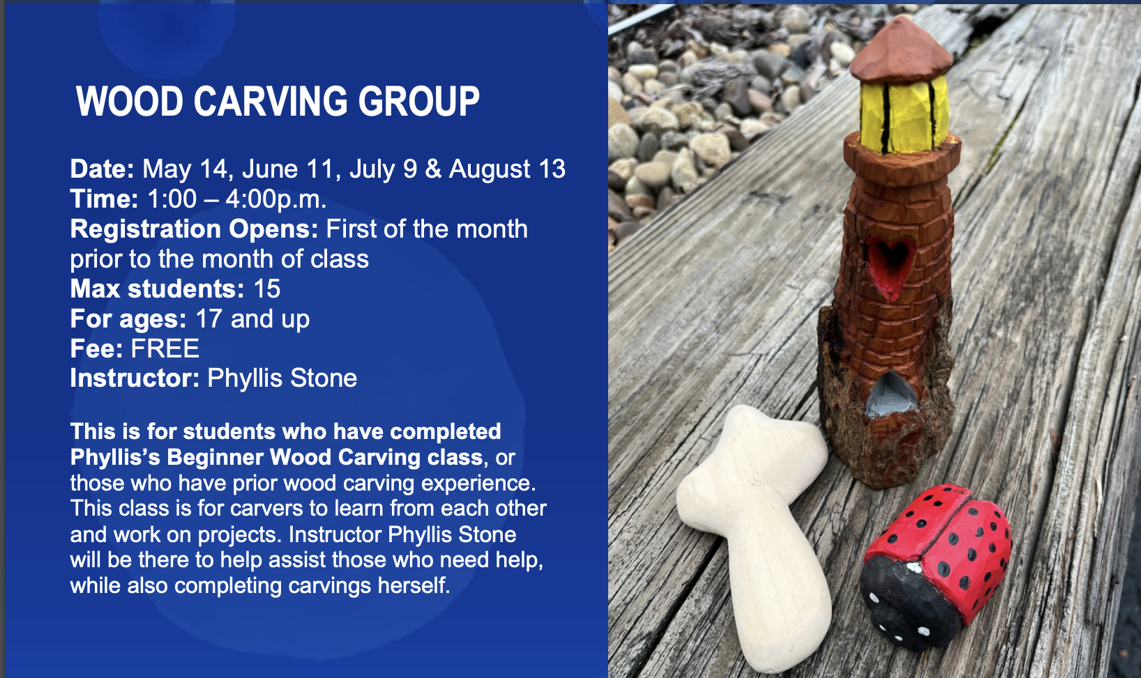 Wood Carving Group Flier 
