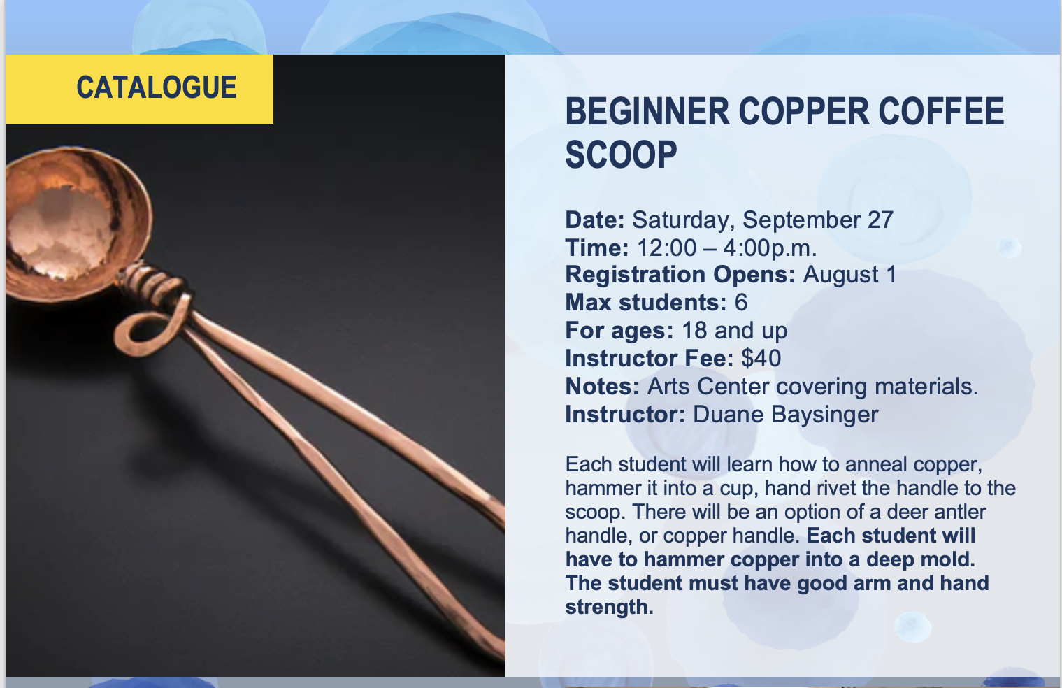 Coffee Scoop Flier 