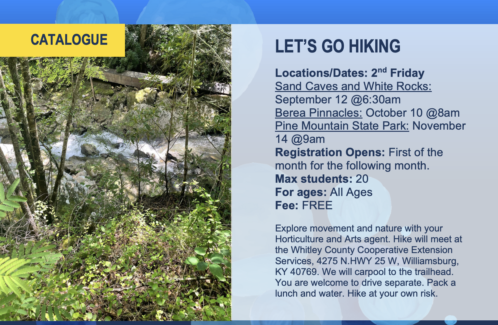 Hiking Flier 