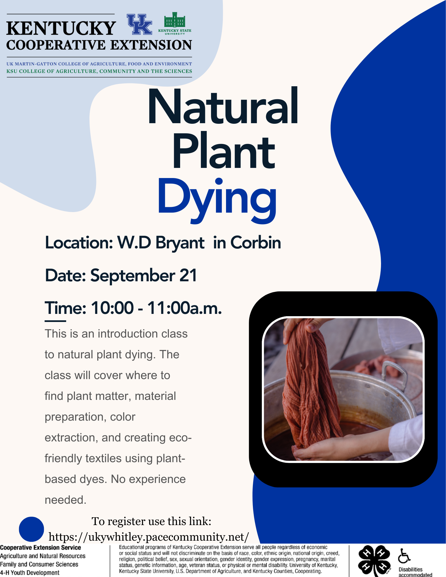 Natural Plant Dying Flier